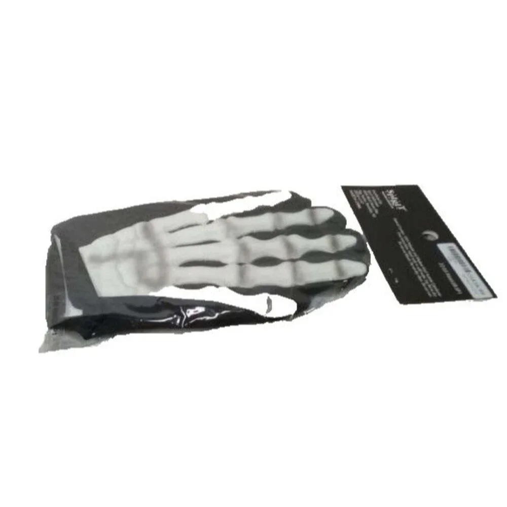 Spirit Halloween, Children's Skeleton Gloves, White, Black -One Size Fits Most
